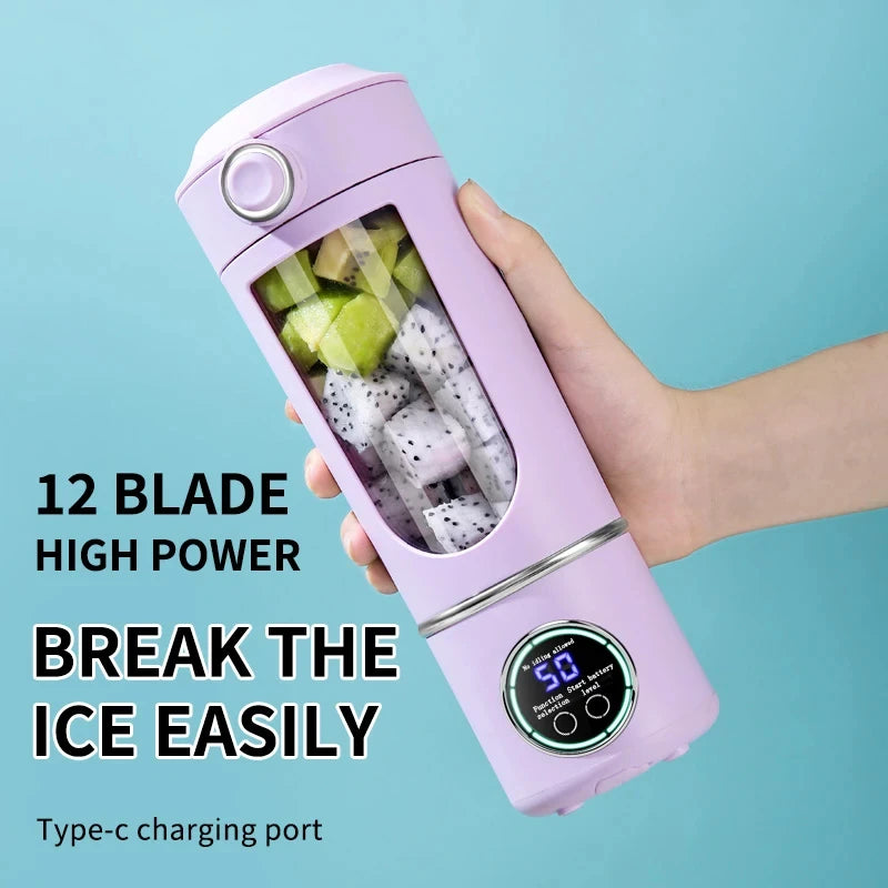 New Portable, Rechargeable, Stainless Steel Handheld blender