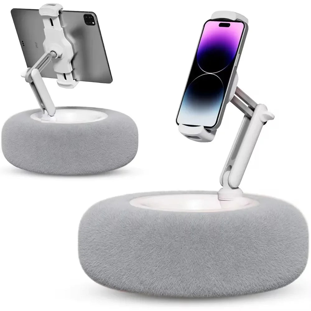Adjustable Plush Pillow Tablet & Phone Holder