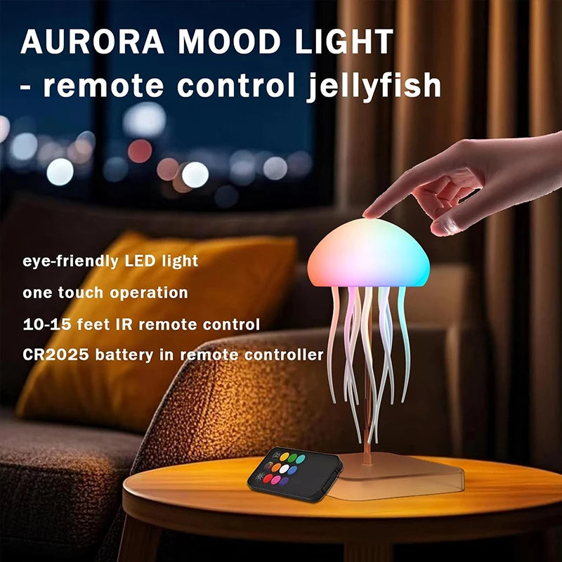 LED Jellyfish Lamp with 9 Tentacles