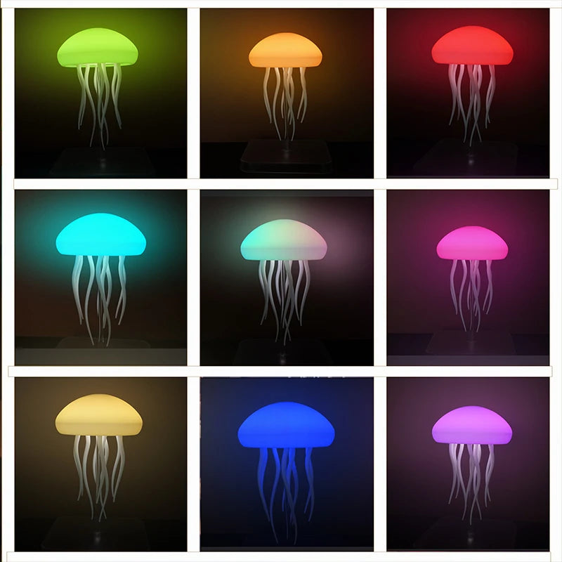LED Jellyfish Lamp with 9 Tentacles