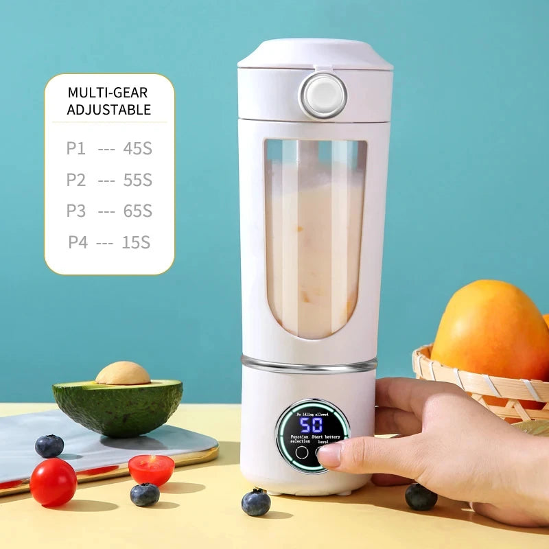 New Portable, Rechargeable, Stainless Steel Handheld blender